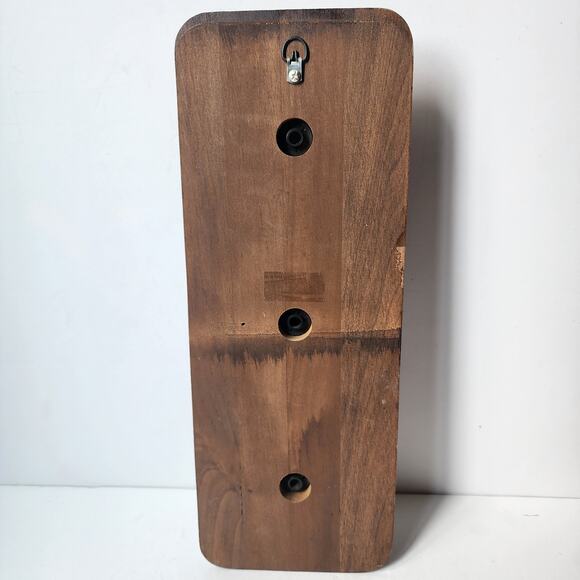 Springfield Barometer Thermometer Humidity Meter Wall Weather Station Wood Mount - Picture 5 of 9